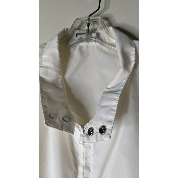 Vintage 1986 STROH Beer Statue centennial Liberty white nylon jacket L Hipster - Picture 6 of 10